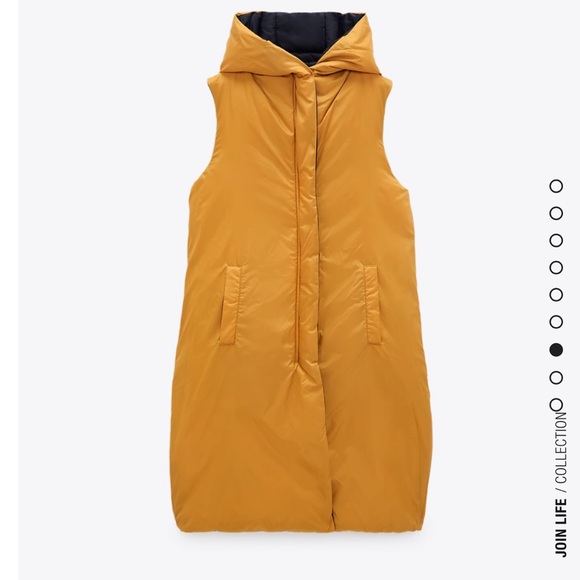 Zara reversible padded vest - Picture 6 of 7